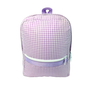 MINT Small Backpack Lilac Gingham