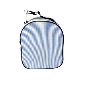 MINT Navy Blue Preppy Strip Glossy Line