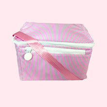 MINT Pink Preppy Stripe  Lunch Box