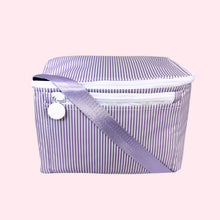 MINT Lilac Preppy Stripe  Lunch Box