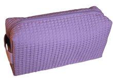 Waffle Cosmetic Pouch Small Lavender