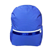 Electric Blue medium backpack with pockets