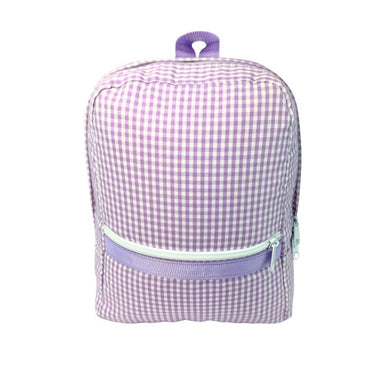 MINT Small Backpack Lilac Gingham