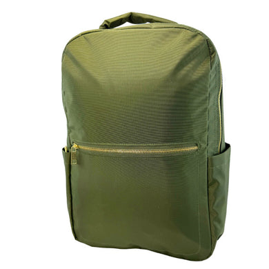 MINT Medium Backpack Olive  Brass With Pocket