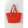 Shiraleah Orange terry tote bag