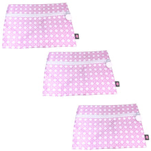 Cosmo Bag -- Flat Zip Pouch Baby Pink Bungalow