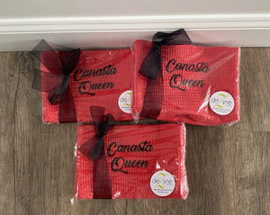 Canasta Queen Themed Waffle Pouch