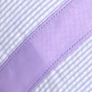 Lilac Seersucker Weekend duffle