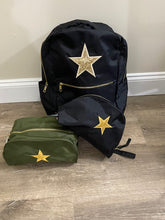MINT Olive Nylon Traveler with star applique