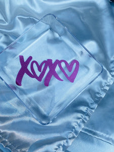 Valentines acrylic XOXO tray