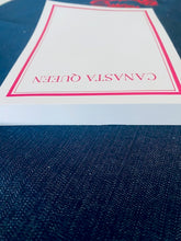 Canasta themed Notepad with Red Border-CANASTA QUEEN