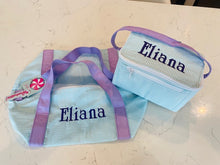MINT Mermaid Seersucker Medium Duffle