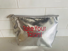 Canasta Themed Metallic  Gusseted Pouch TAKE YOUR TALON