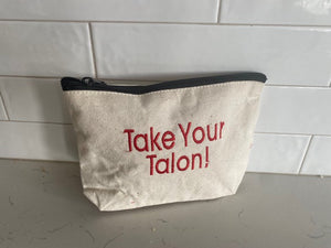Canasta Themed 8 inch Gusseted Pouch TAKE YOUR TALON