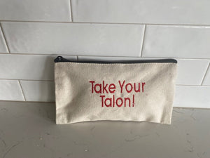Canasta Themed Pencil Case Pouch TAKE YOUR TALON