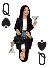 Red Martini  themed playing cards - 2 Deck Set