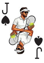 Tennis themed playing cards - 2 Deck Set