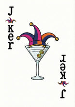 Magenta Martini themed playing cards - 2 Deck set