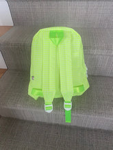 MINT Small Backpack Electric Highlighter Gingham