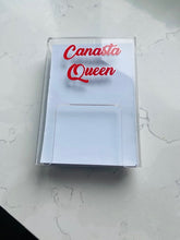 Canasta Themed Acrylic Small Note Paper Holder