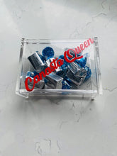 Canasta Themed Acrylic Small Catch All flip Lid Box