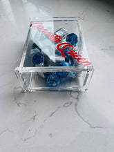 Canasta Themed Acrylic Small Catch All flip Lid Box