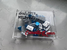 Canasta Themed Acrylic Medium Catch All flip Lid Box