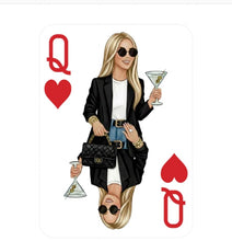 Green Martini themed playing cards - 2 Deck Set