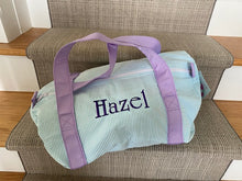 MINT Mermaid Seersucker Medium Duffle
