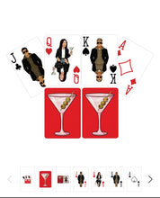 Red Martini  themed playing cards - 2 Deck Set