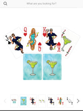Margarhita themed playing cards - 2 Deck Set