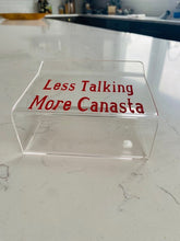 Canasta Themed Acrylic Napkin Holder Less Talking More Canasta