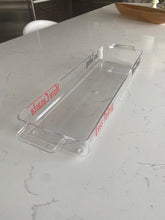 Canasta acrylic rectangle tray