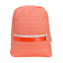 Atomic Orange medium backpack with pockets
