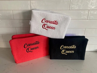 Canasta Queen Themed Waffle Pouch