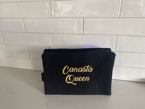 Canasta Queen Themed Waffle Pouch