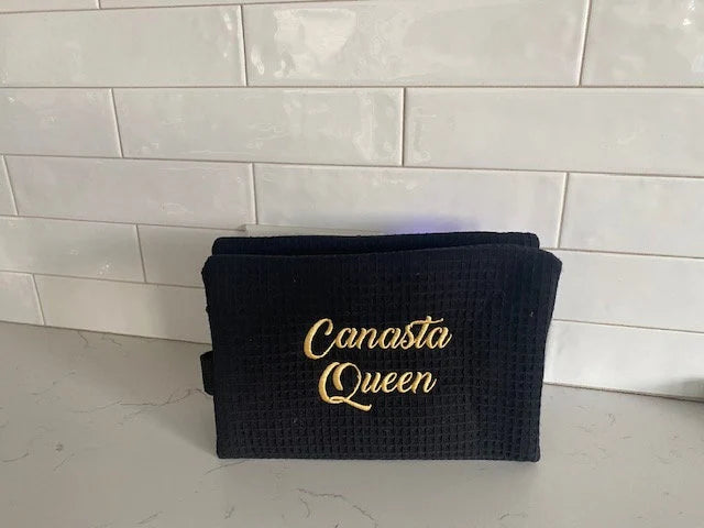 Canasta Queen Themed Waffle Pouch