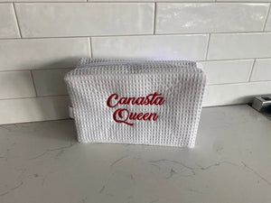 Canasta Queen Themed Waffle Pouch