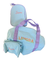 Mermaid Seersucker Weekend duffle