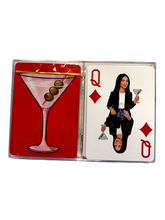 Red Martini  themed playing cards - 2 Deck Set