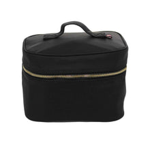 Navy Nylon Brass Train Case