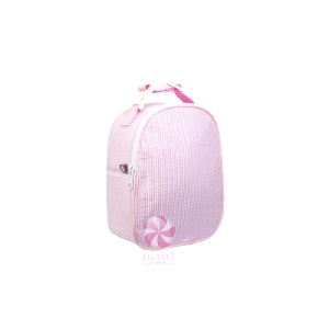 MINT Pink Seersucker Gumdrop Lunch Box