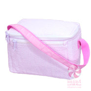 MINT Pink Seersucker Lunch Box