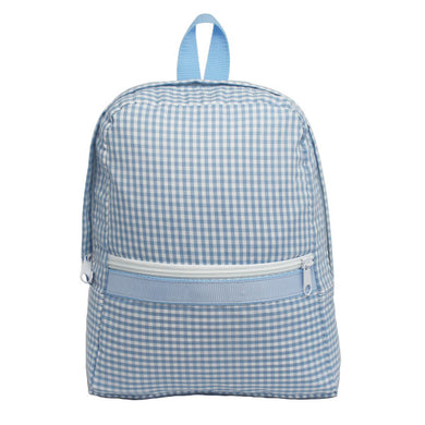 MINT Small Backpack Blue Gingham