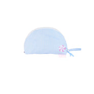 MINT Taco Bags Baby Blue seersucker Small