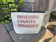 Canasta Themed O.C.D. - Obsessive Canasta Disorder - 10 inch Gusseted Pouch